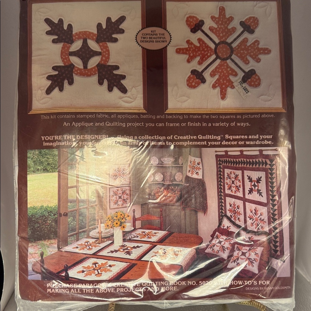 PARAGON Quilting Kit with Red and Brown Designs​